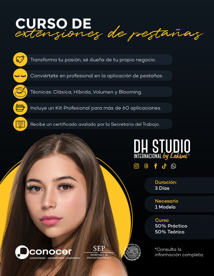 Curso Extensiones de Pestañas